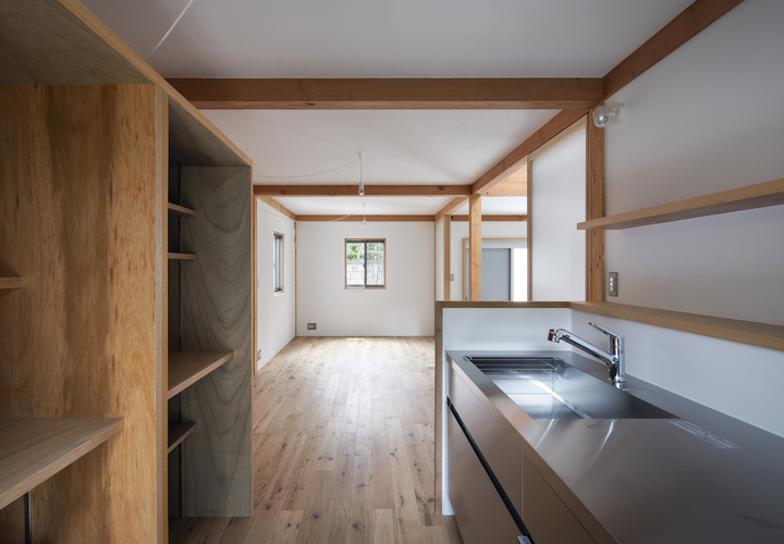 キッチンと造作収納