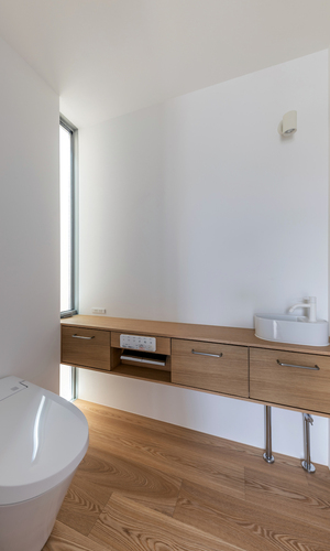 造作手洗いカウンター