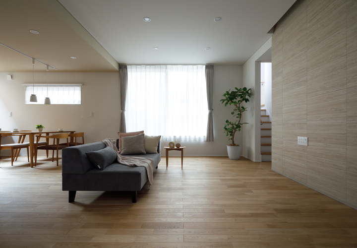 天井高さ2.6ｍのリビング