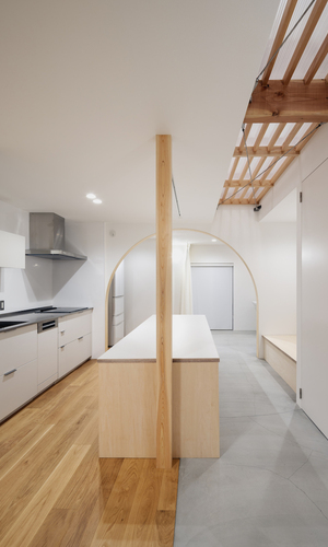 キッチン廻り夕景