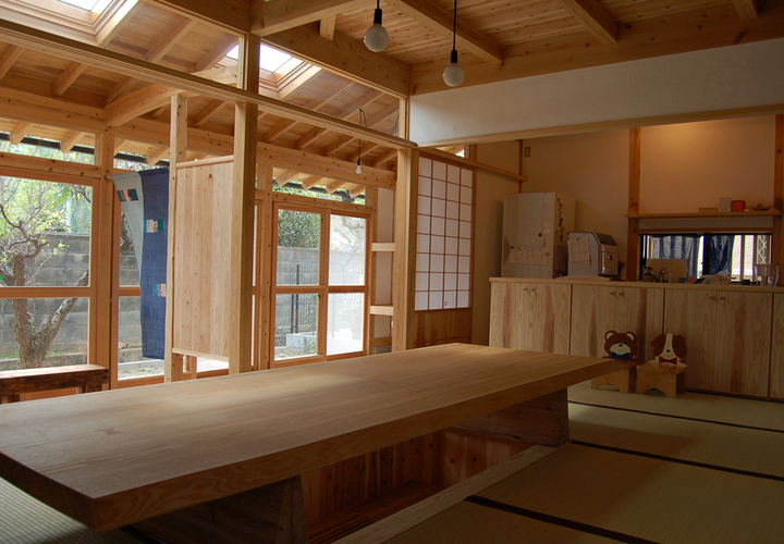 棟梁と作る倉の家
