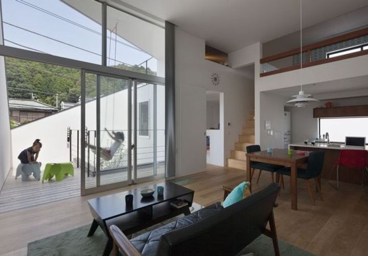 中庭を中心とした空間