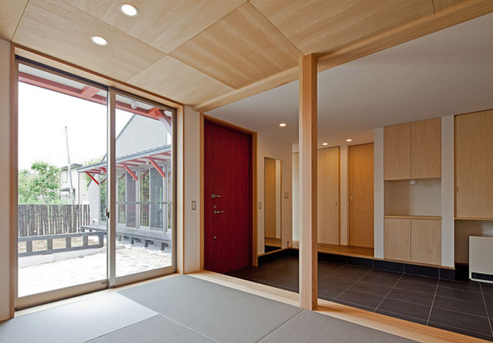 土間のある和モダンな空間