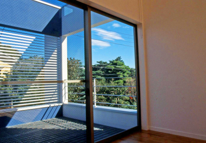 借景を楽しむための屋外テラス