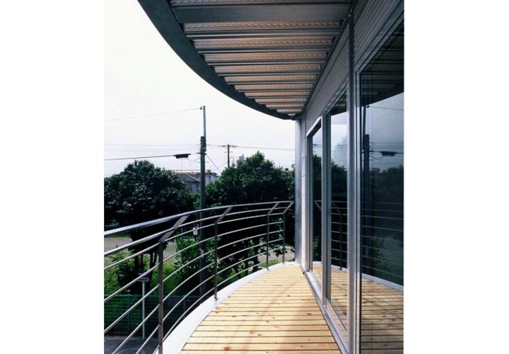 開放感のあるバルコニー