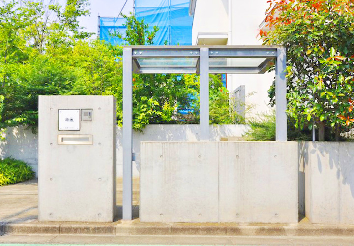 自転車置き場もデザインの対象です