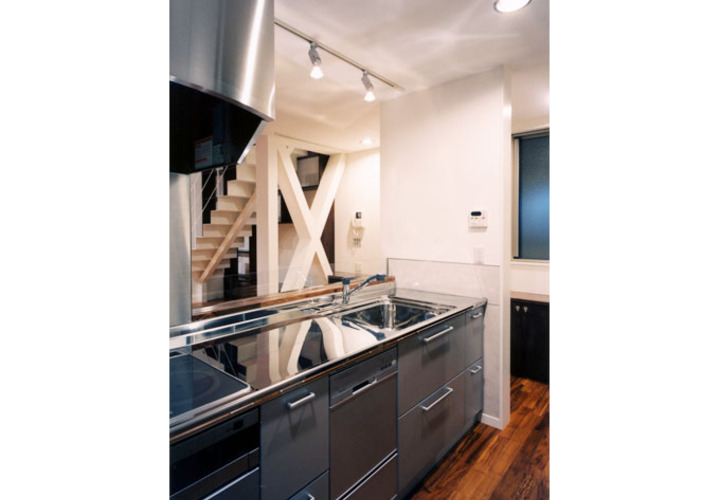 リビングとつながりのあるキッチン