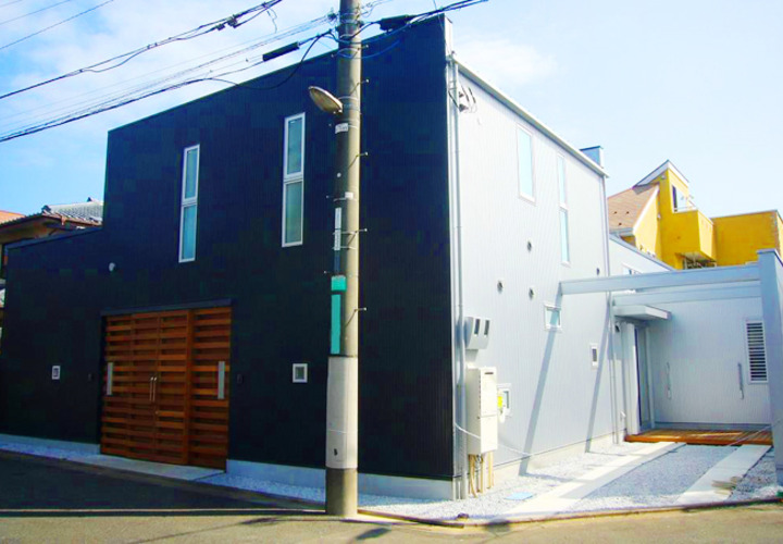 二世帯住宅のコートハウス