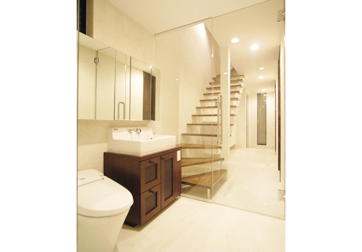 浴室と洗面室を「つなげる」