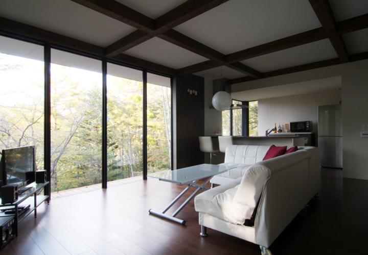 大胆な森の姿が目の前に