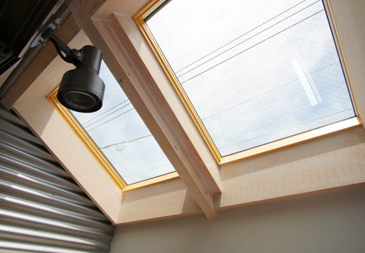 プライバシーを確保できるインナーバルコニー