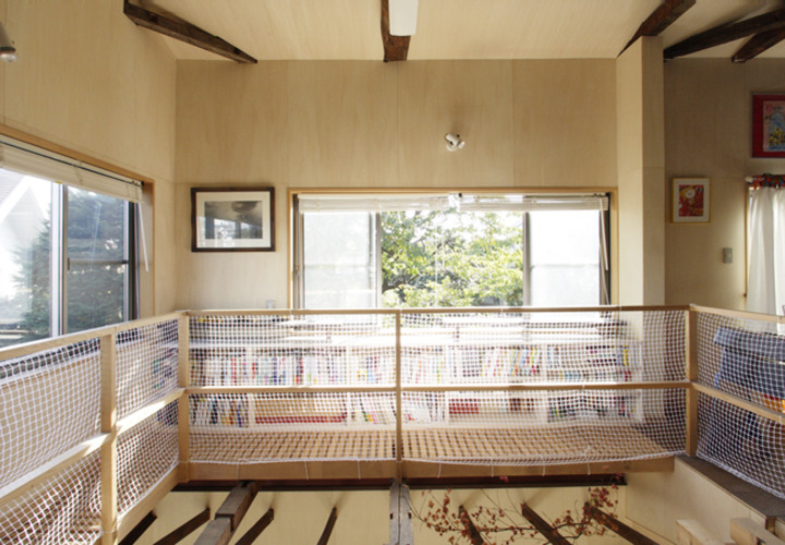 吹抜け回りのキャットウォーク