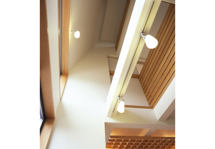 3層を貫く吹き抜け