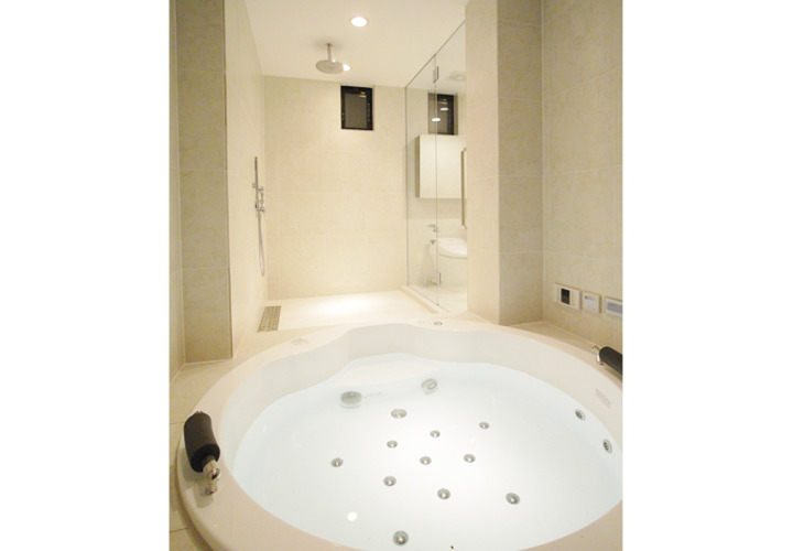 水回り（未使用時）と玄関を「むすぶ」