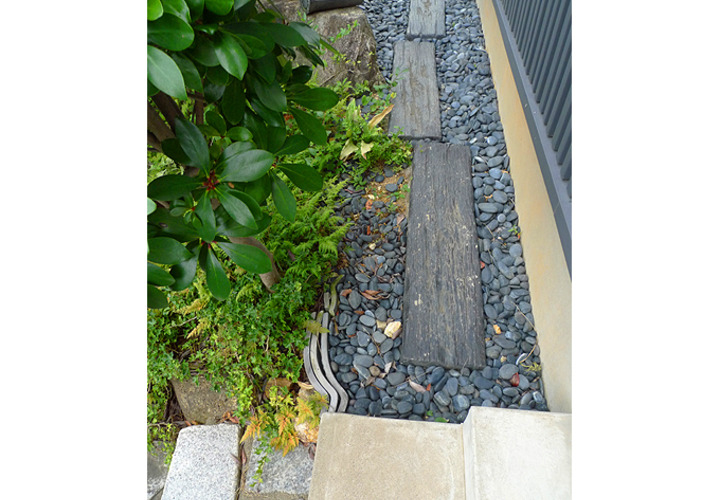 施主自主施工の庭づくり