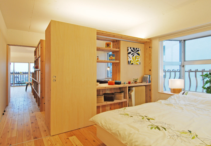 家具による間仕切り