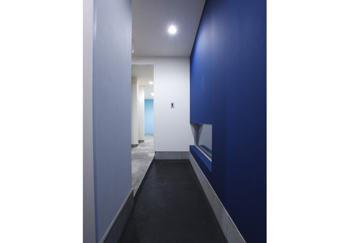 ギャラリーのようなエントランス