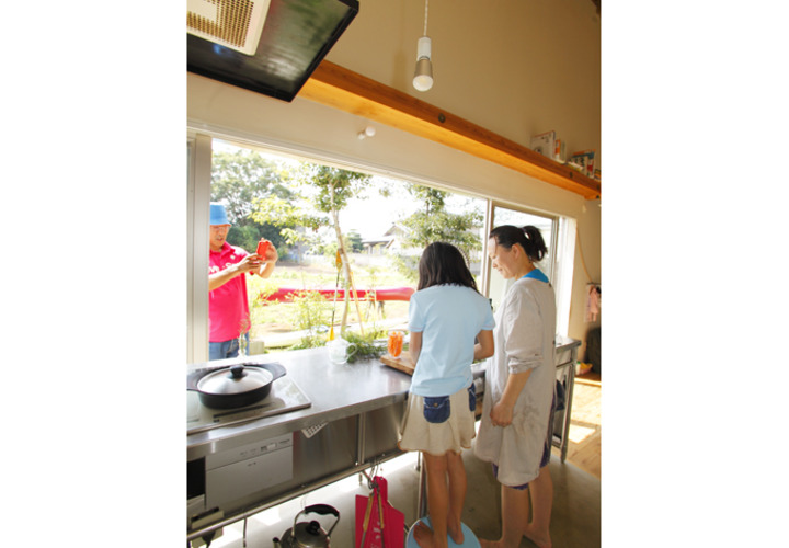 大開口とキッチン
