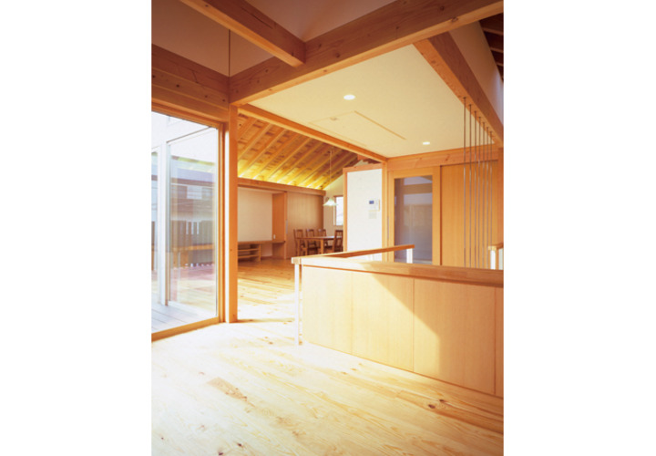 視覚的な連続感と距離的な落ち着き感