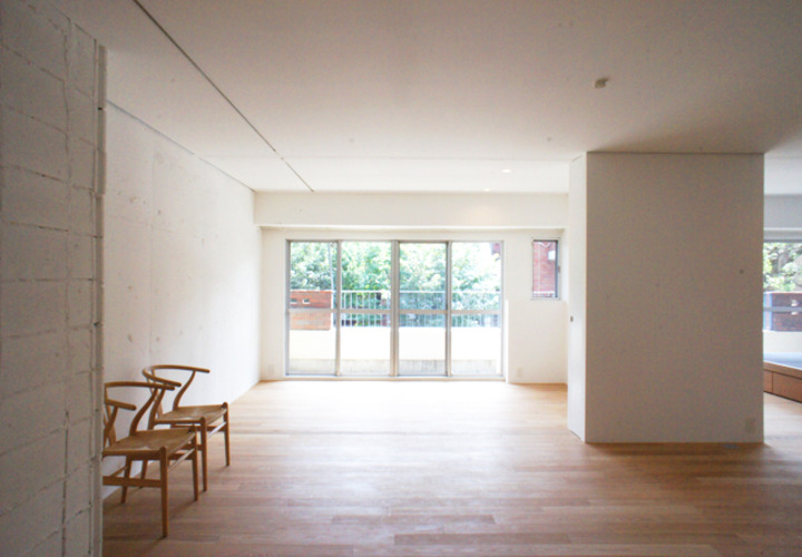 フラットな床、フラットな天井