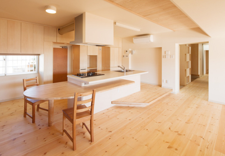 子供もお手伝いできるキッチン