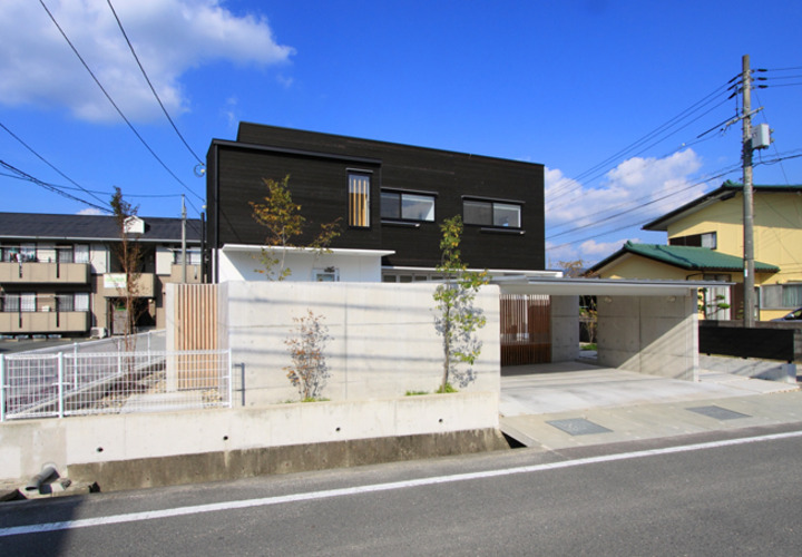 ボリュームの配置により奥行き感を与える