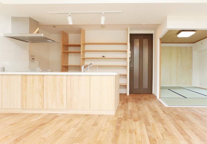 ディスプレイになる収納棚