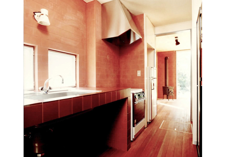 タイルのキッチン