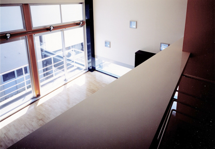 吹き抜けに設けられたコーナー