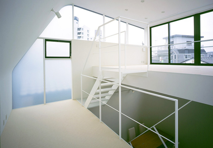 スキップフロアのある家