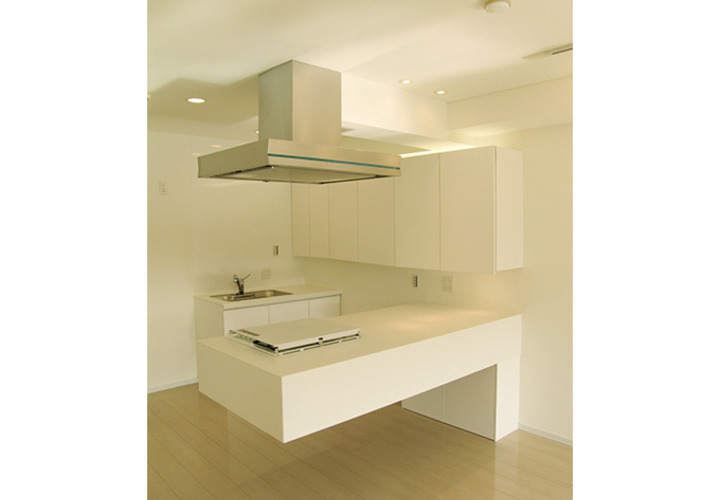 下を自由に使えるキッチン