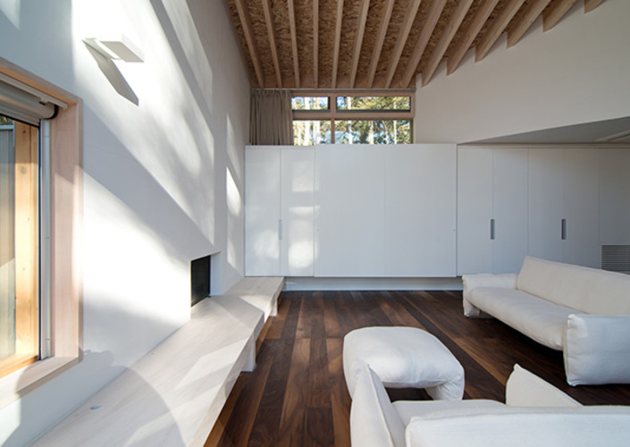 ギャラリー付きの週末住居