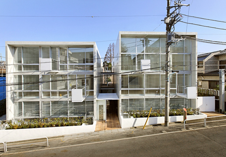 コンクリート打ち放し外壁の外観