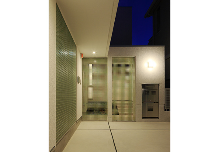 セキュリティを強化したエントランス