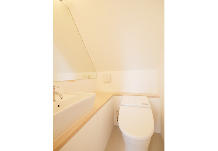 スペースを有効利用したトイレ