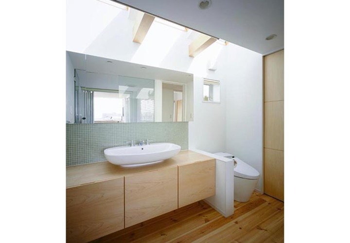 洗面台がかわいらしい洗面室