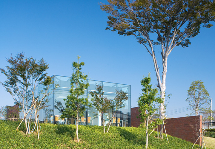 丘の上の風を感じる家