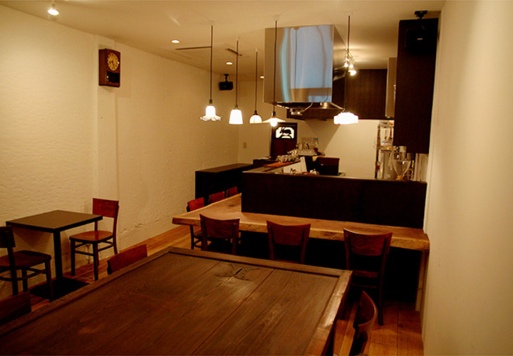 フルリノベーションした喫茶店