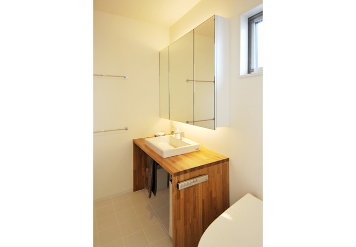 洗練されたホテルライクな化粧室