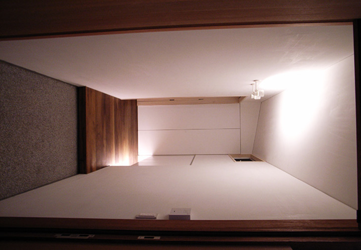 白い箱の様なギャラリースペース