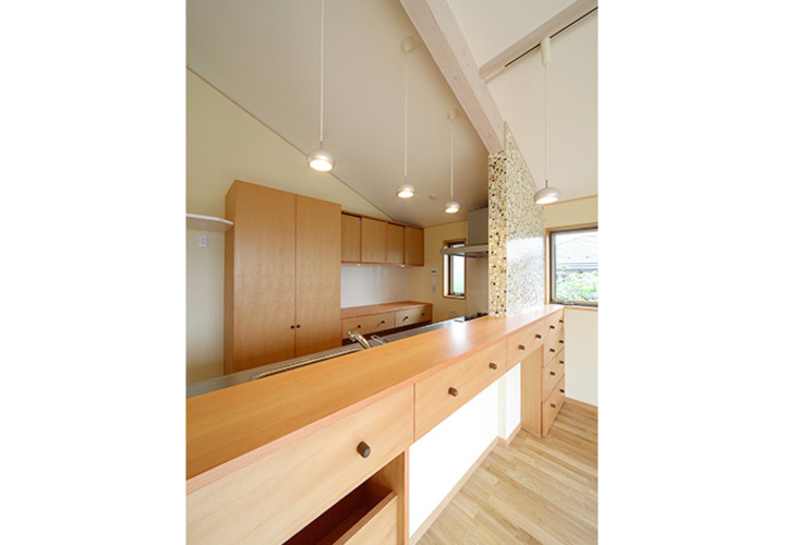 ナチュラルな雰囲気のキッチン