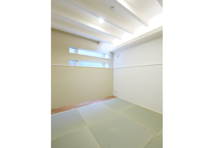 ホワイトで統一したモダンな和室