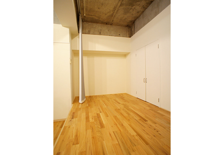 間仕切りで個室にもなるコアガリ部分