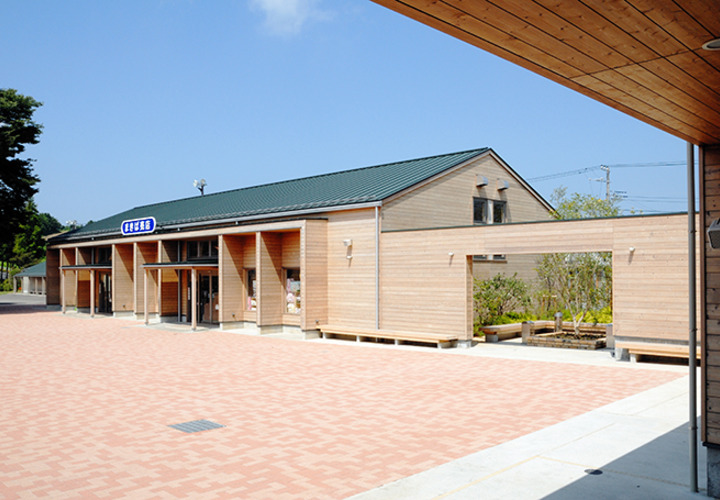 自然素材の優しい外観