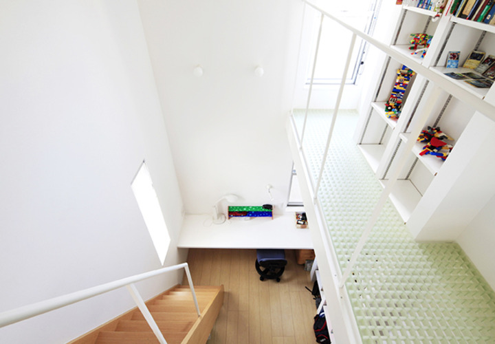 F邸　立体的な利用をした楽しい子供室