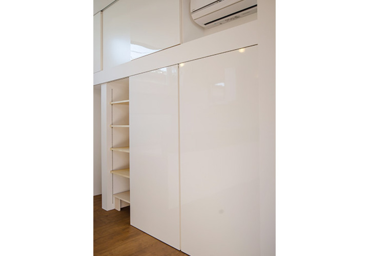 計算しつくされた収納スペース