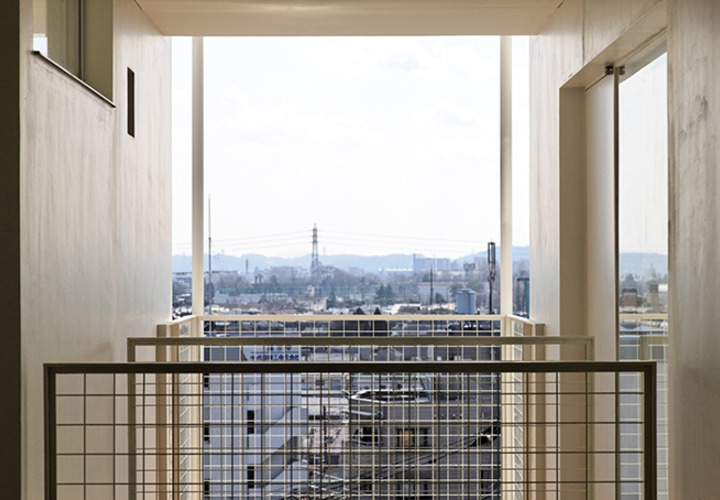 共用部から眺望を楽しむ