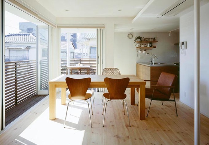 ナチュラルテイストの明るいLDK