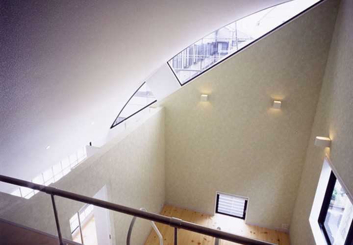 道路側のハイサイドライト、ロフトから