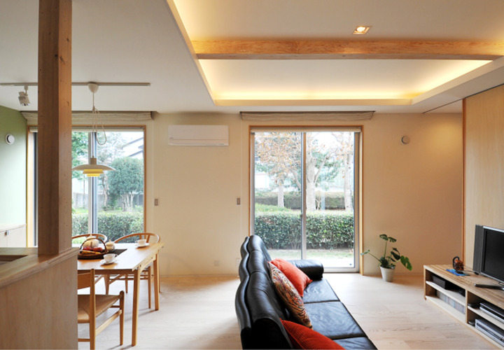 たっぷり自然光が入る明るいLD